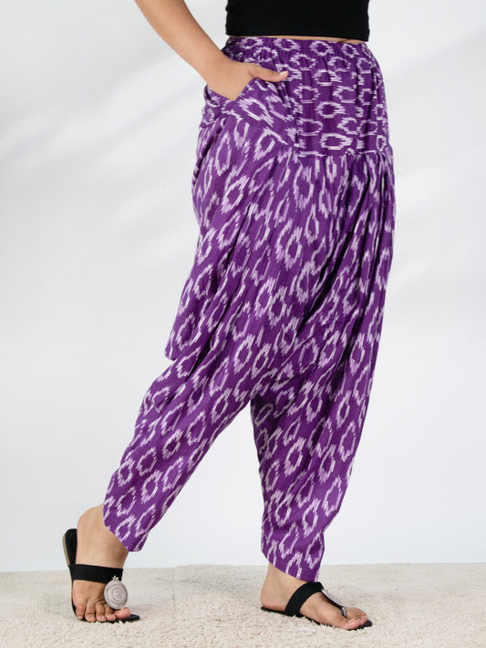 Printed Cotton Salwar - Phoolvati