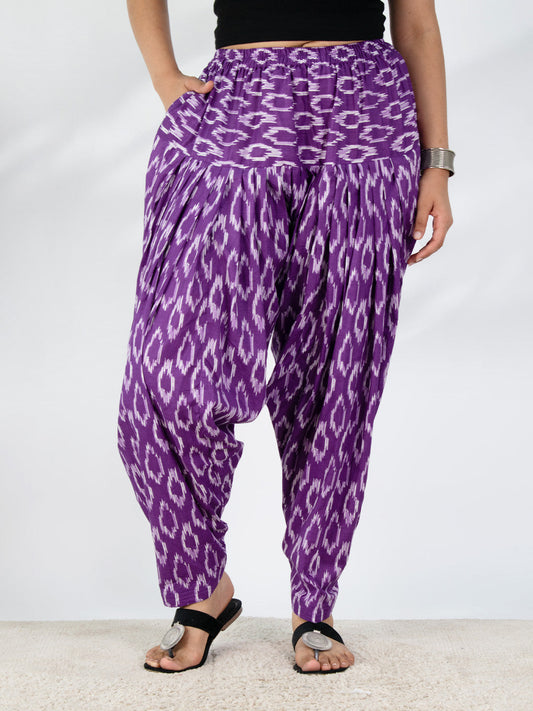 Printed Cotton Salwar - Phoolvati