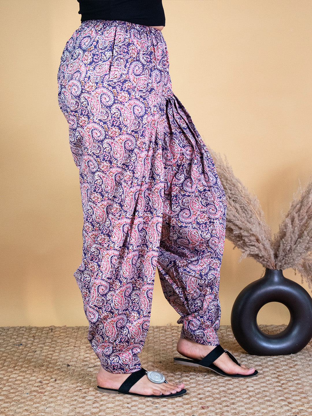 Printed Cotton Salwar - PurplePaisley