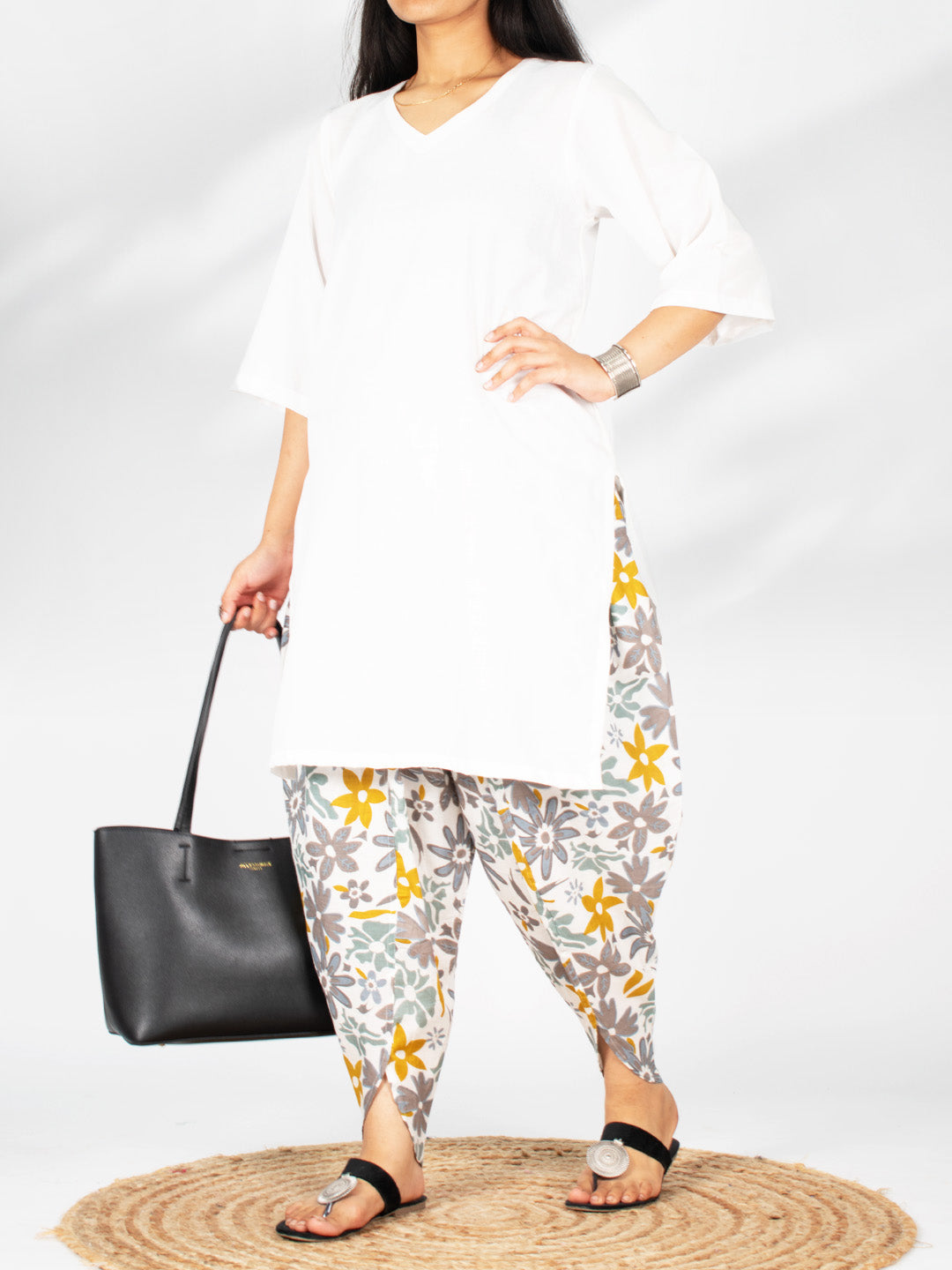 Printed Cotton Tulip Salwar - FrostedGarden