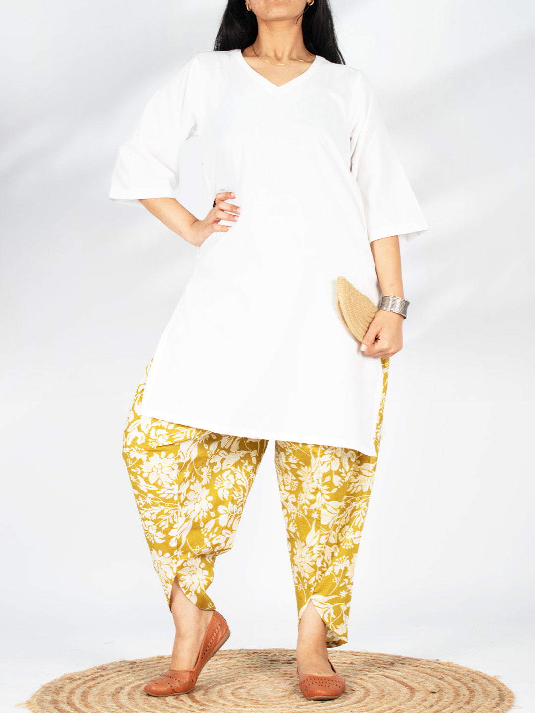 Printed Cotton Tulip Salwar - LimeLush