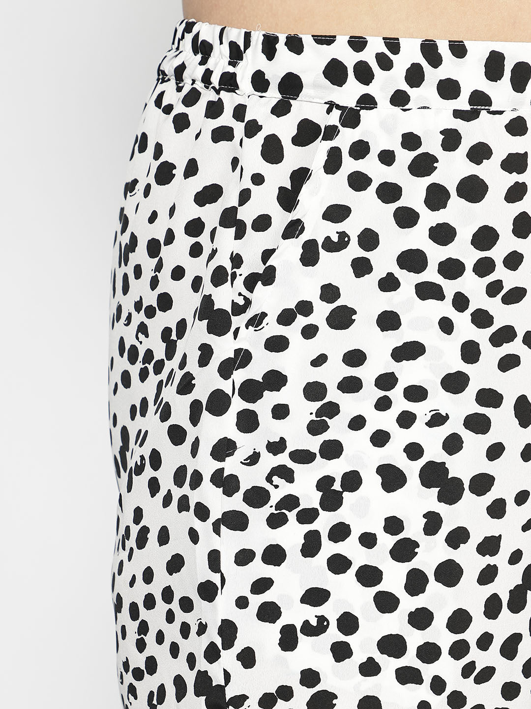 Printed Palazzo Pants - Dalmatian