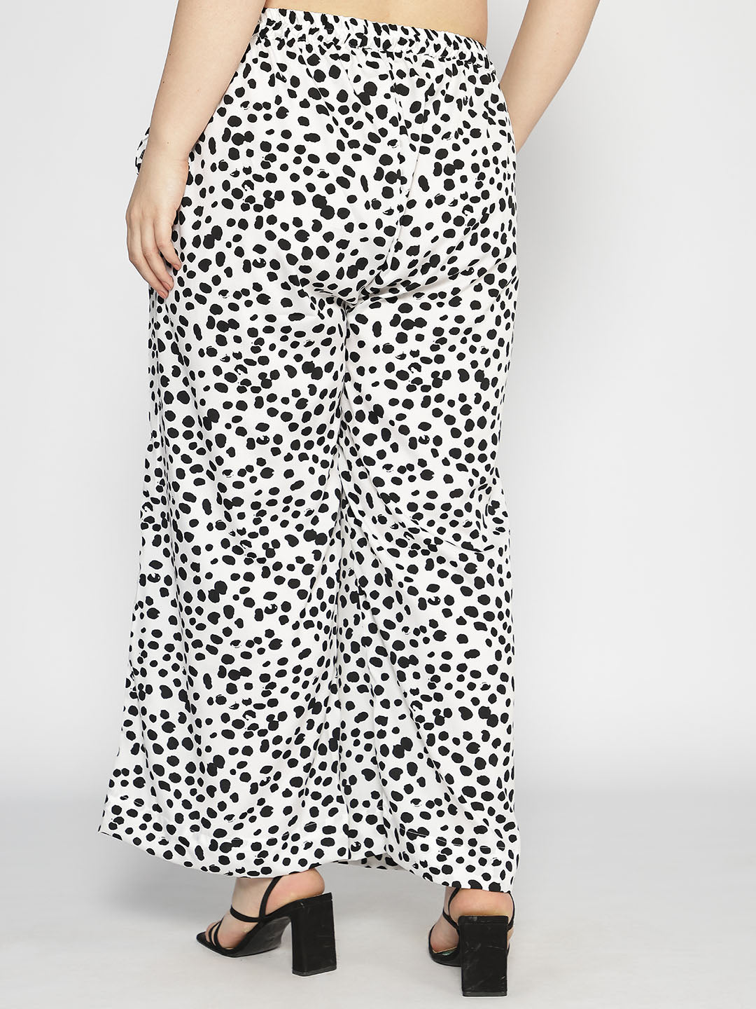 Printed Palazzo Pants - Dalmatian