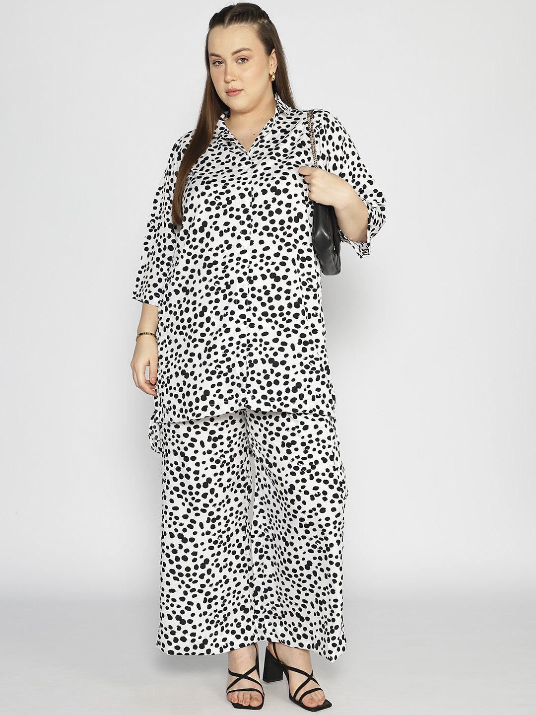 Printed Palazzo Pants - Dalmatian