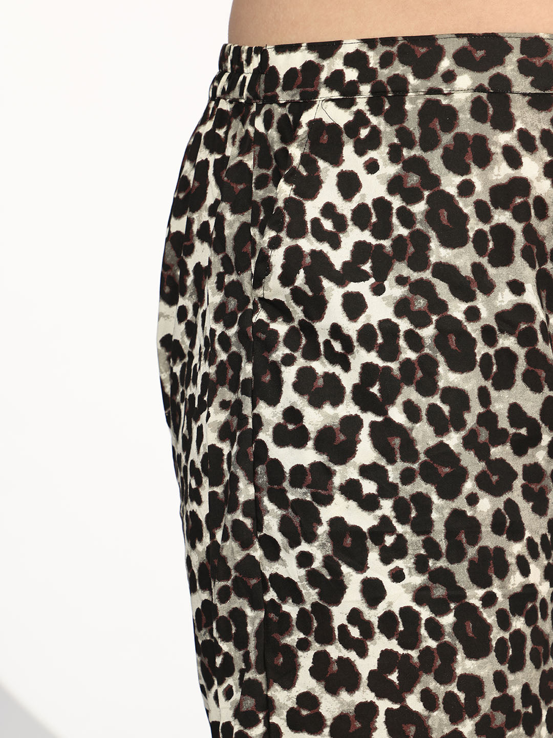 Printed Palazzo Pants - Jaguar