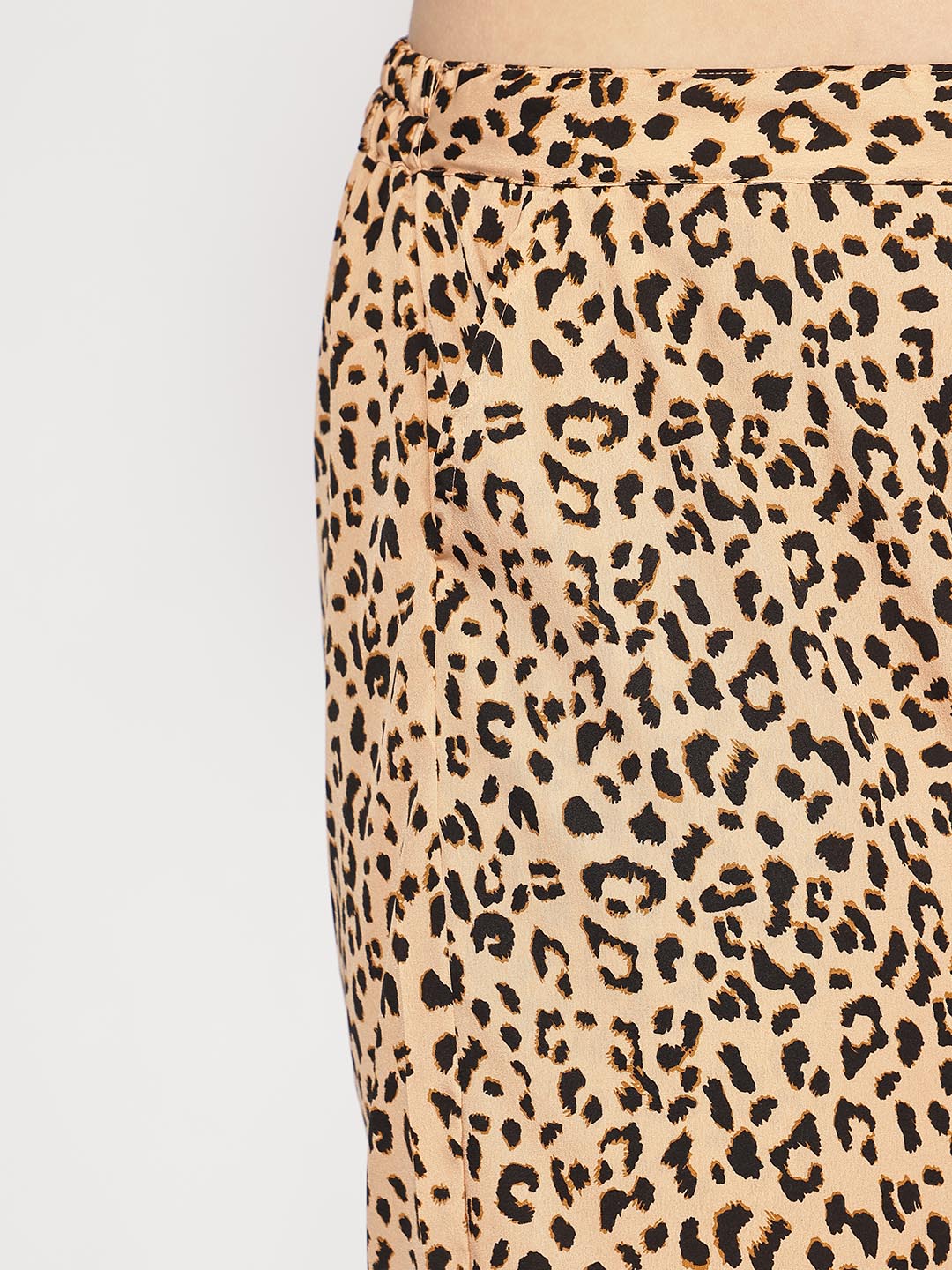 Printed Palazzo Pants - Leopard