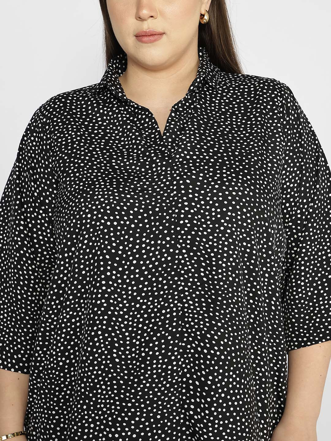 Printed ShirtTop - Polka