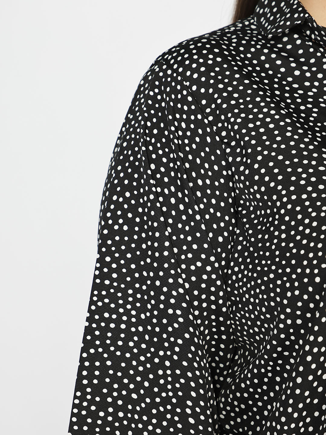 Printed ShirtTop - Polka