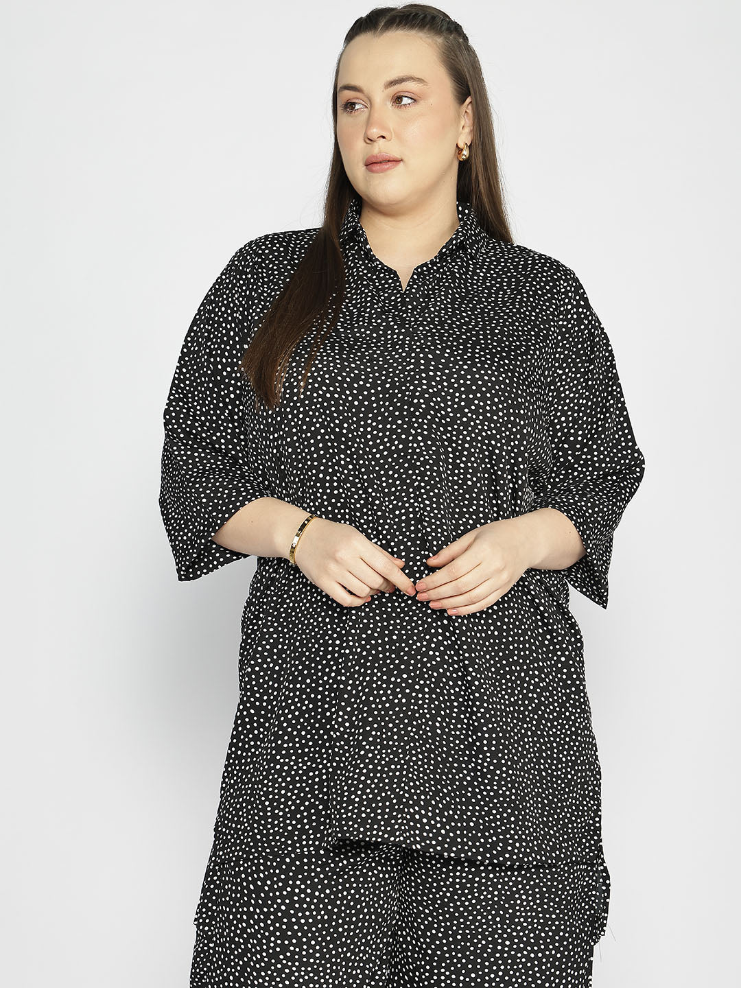 Printed ShirtTop - Polka