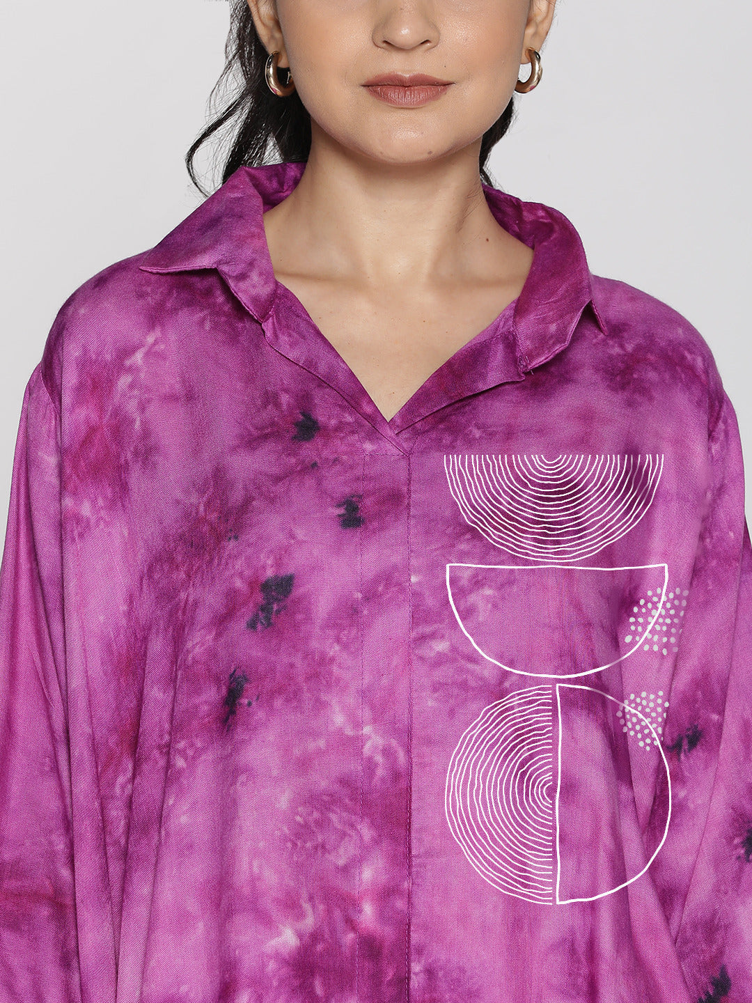 Purple TieDye ShirtTop - Arc