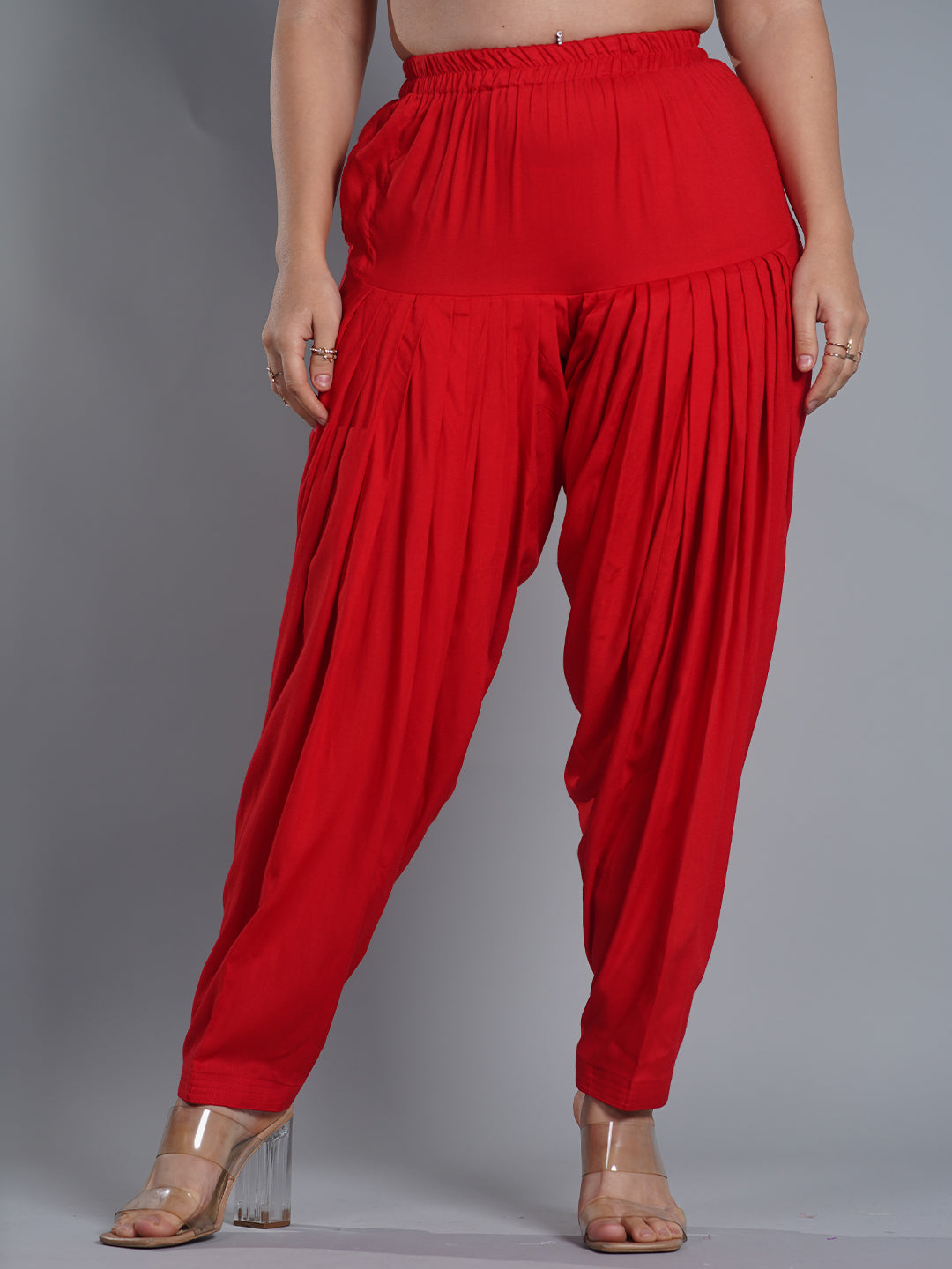 Red Rayon Salwar