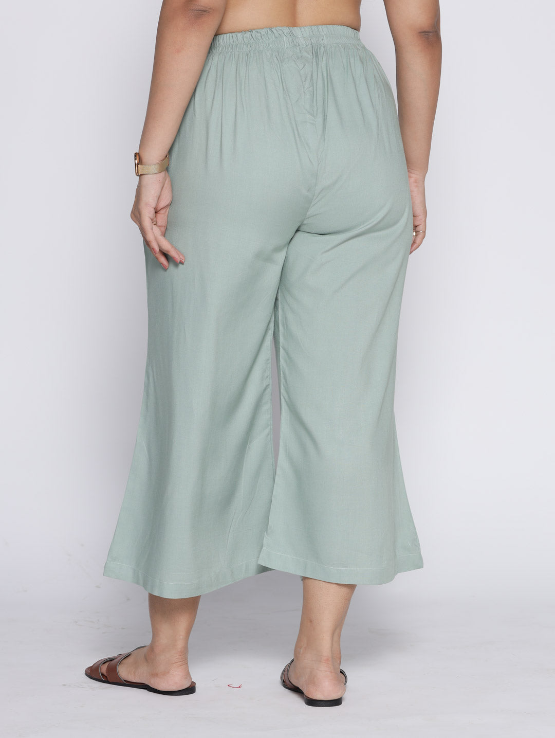 SageGreen Rayon Culottes