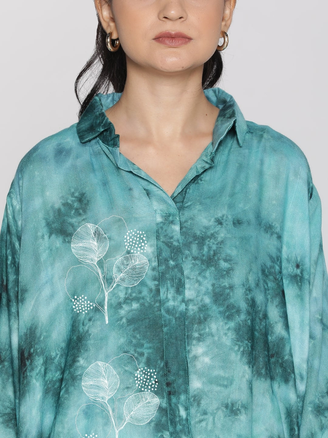 SeaGreen TieDye ShirtTop - DaisyMist