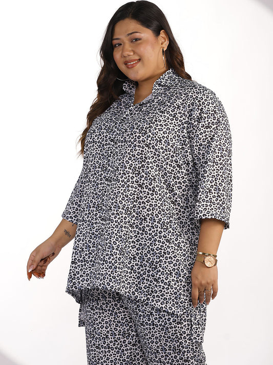 Printed ShirtTop - SnowLeopard