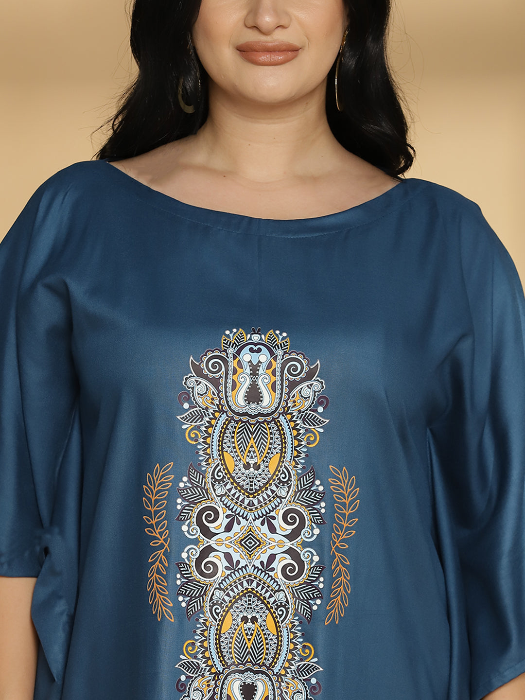 Teal Kaftan Kurta - artistry