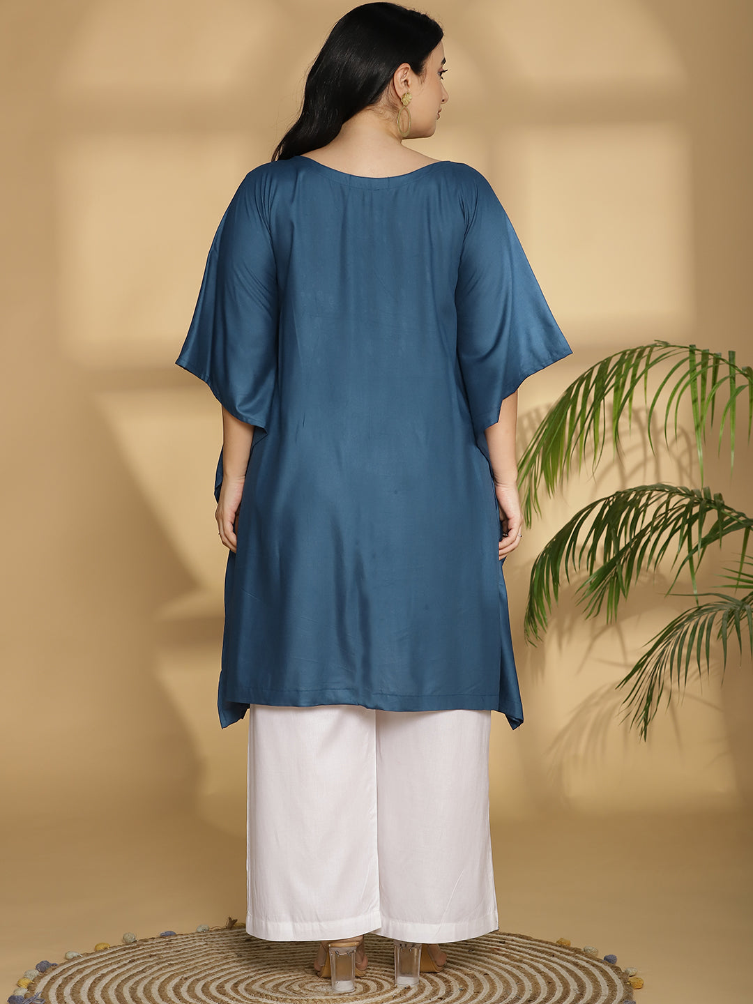 Teal Kaftan Kurta - artistry