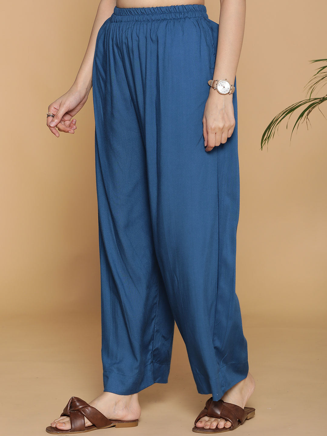 Teal Palazzo Pants