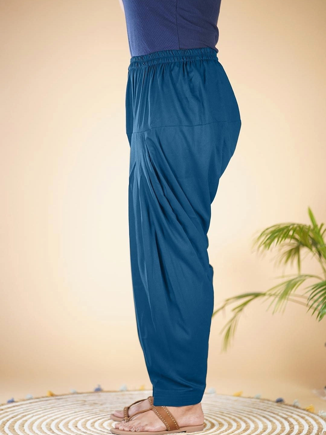 Teal Rayon Salwar