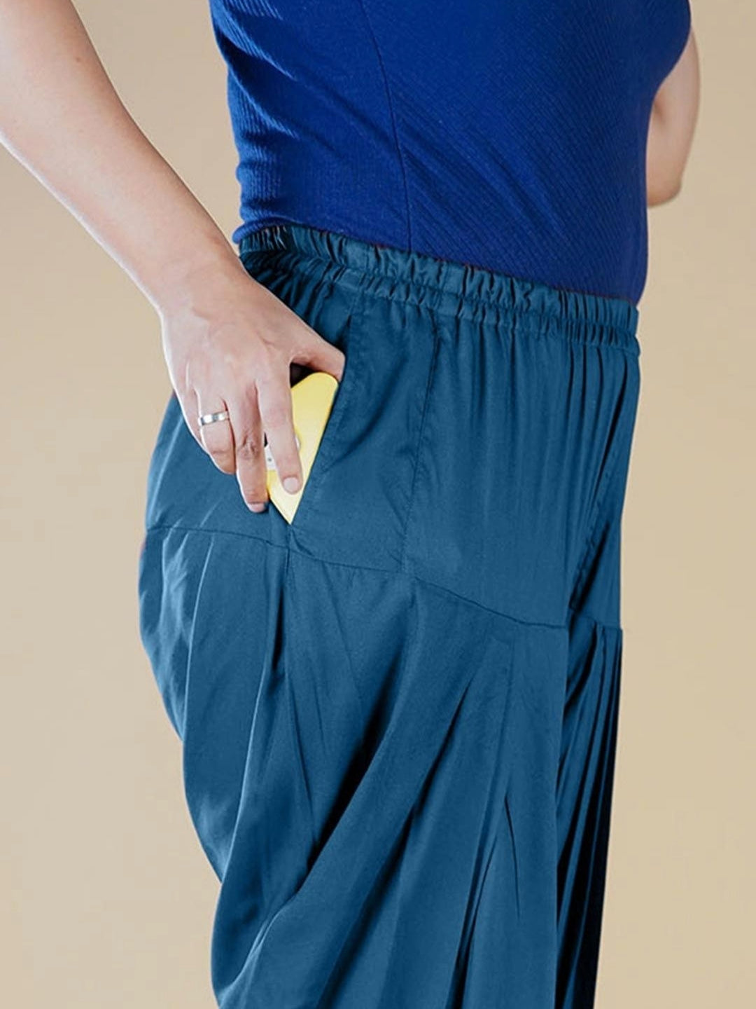 Teal Rayon Salwar