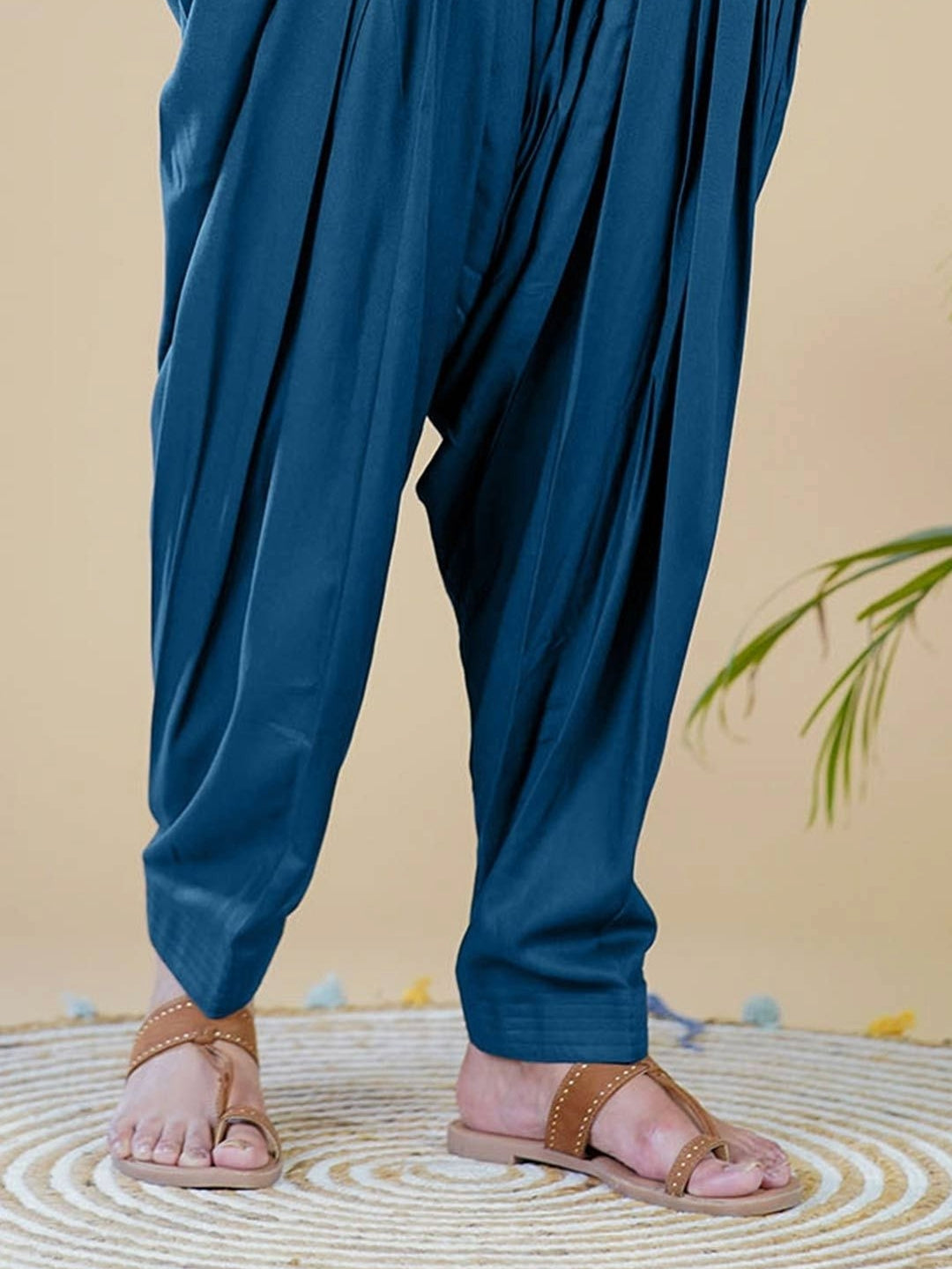 Teal Rayon Salwar