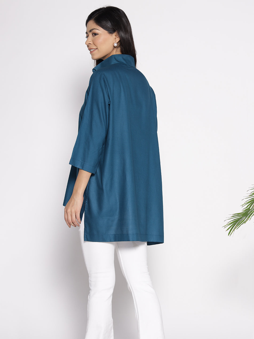 Teal Rayon ShirtTop - Lavanta