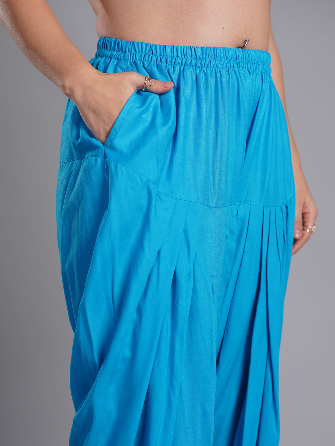Turquoise Rayon Salwar