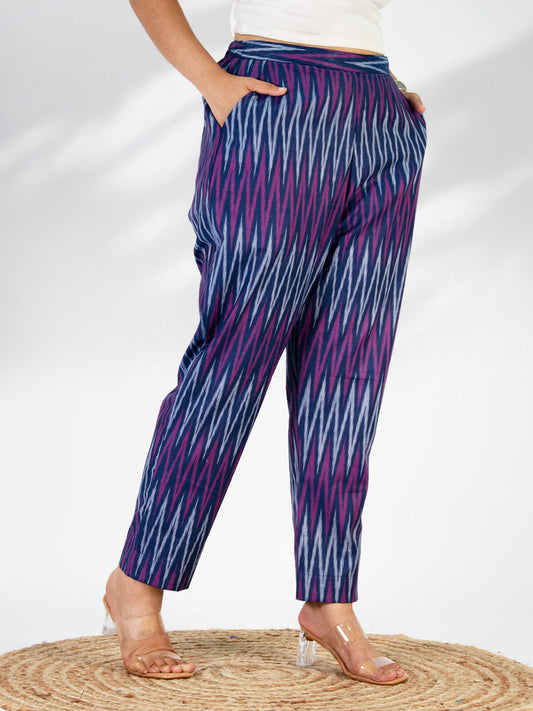 Violet Ikat Pants