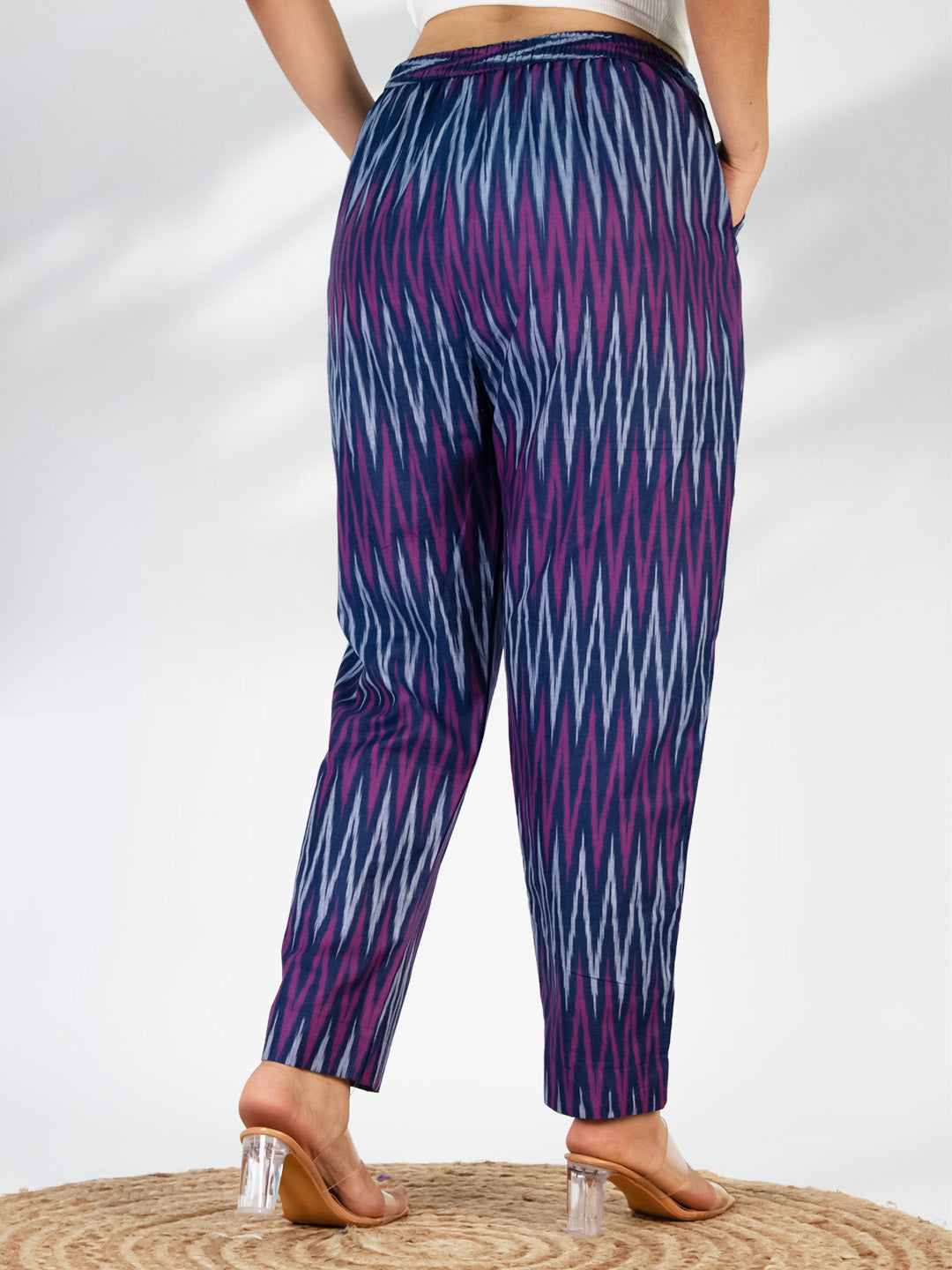 Violet Ikat Pants