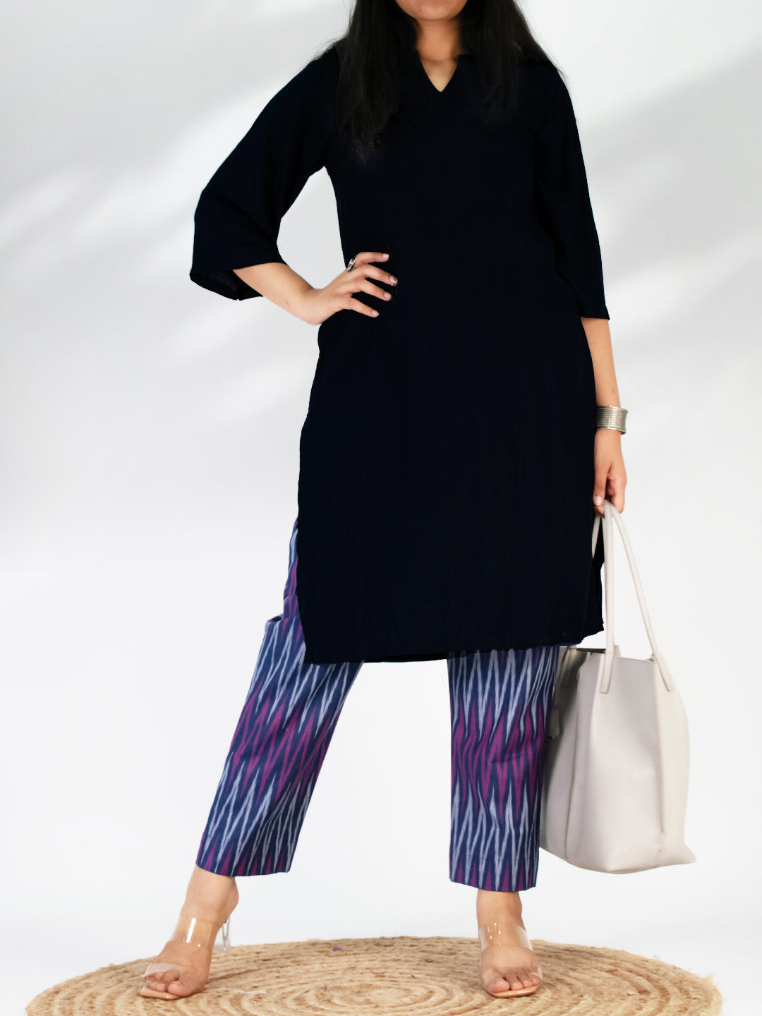 Violet Ikat Pants