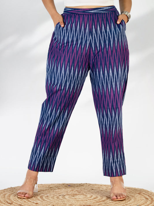 Violet Ikat Pants