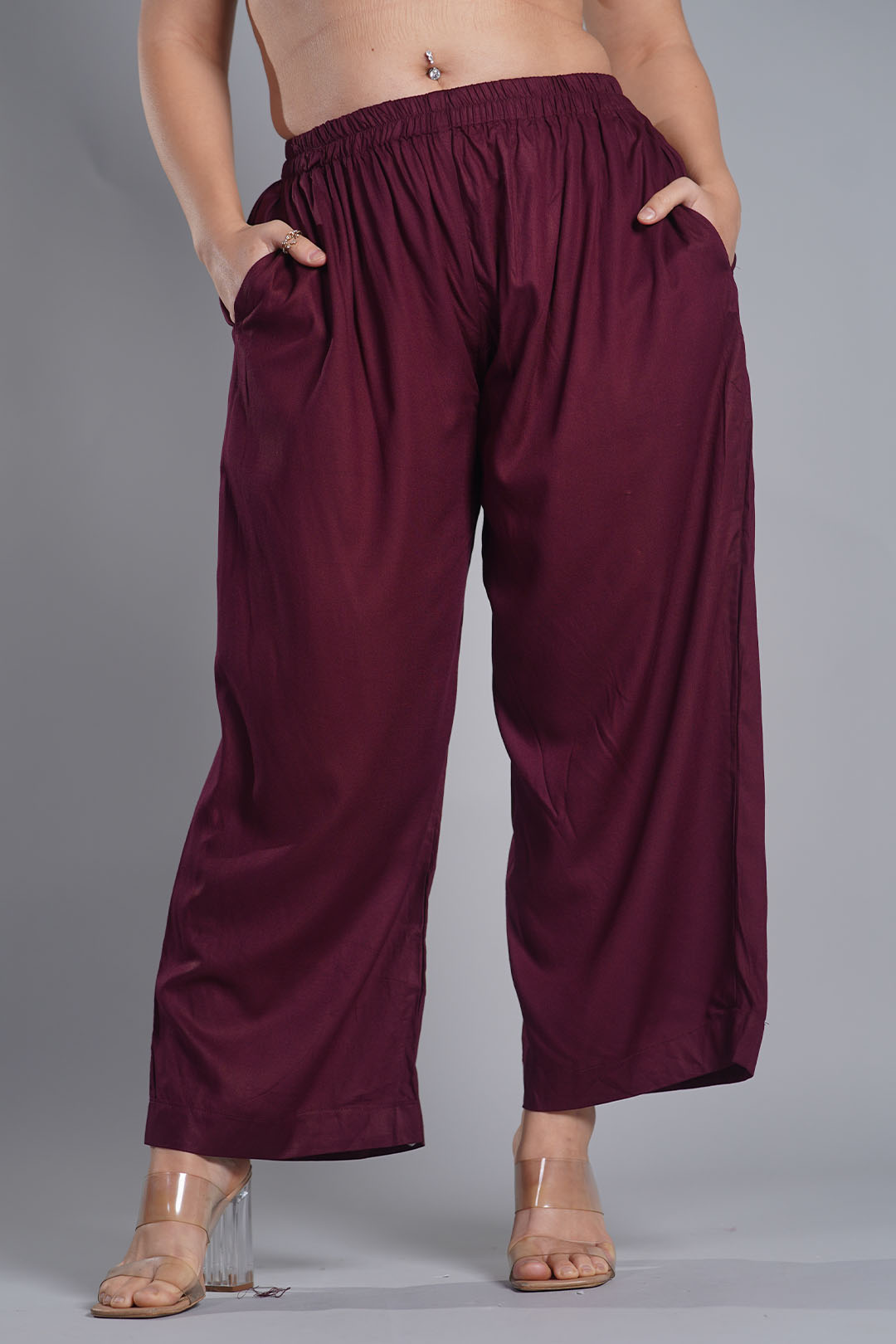 LetsDressUp Palazzo Pants for Women, XS to 8XL