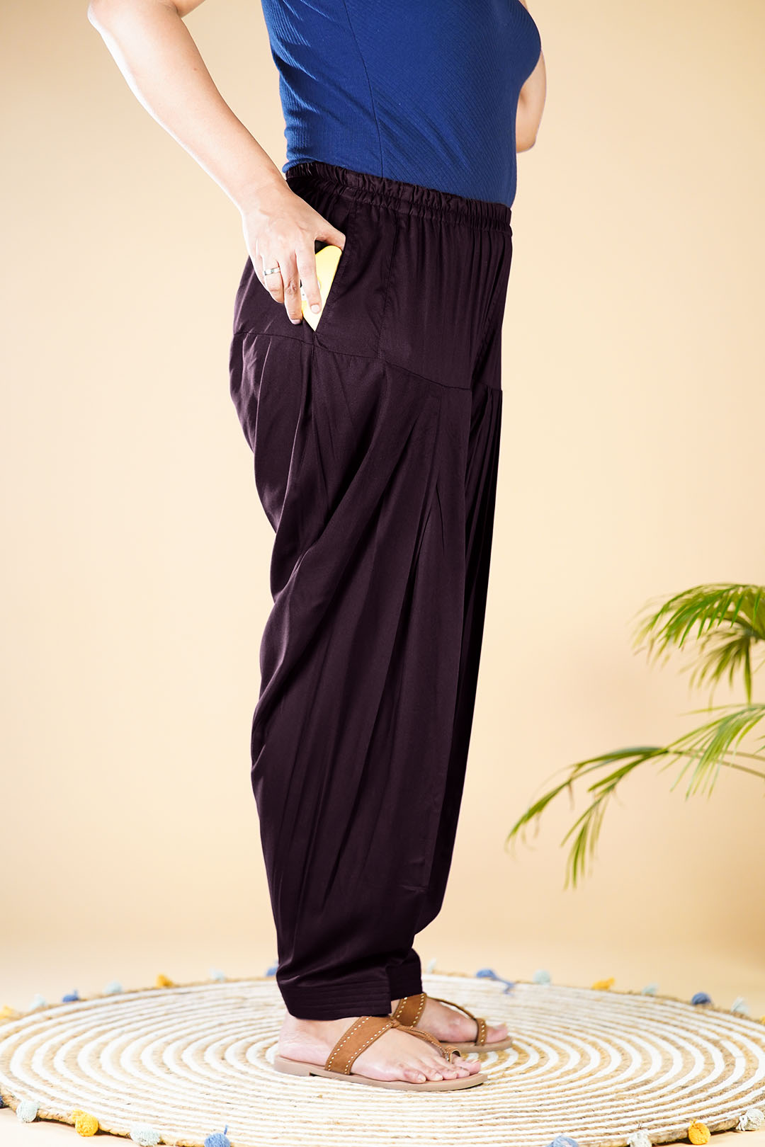 Haband Women's 2-Pc. Fleece Set, Embroidered Top & Elastic Waist Pants