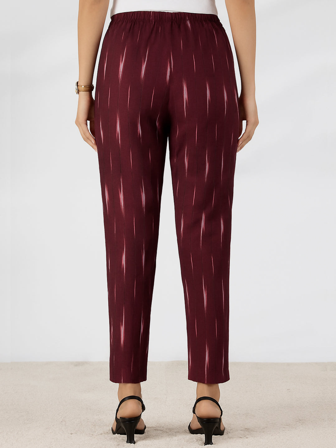 Wine Ikat Pants