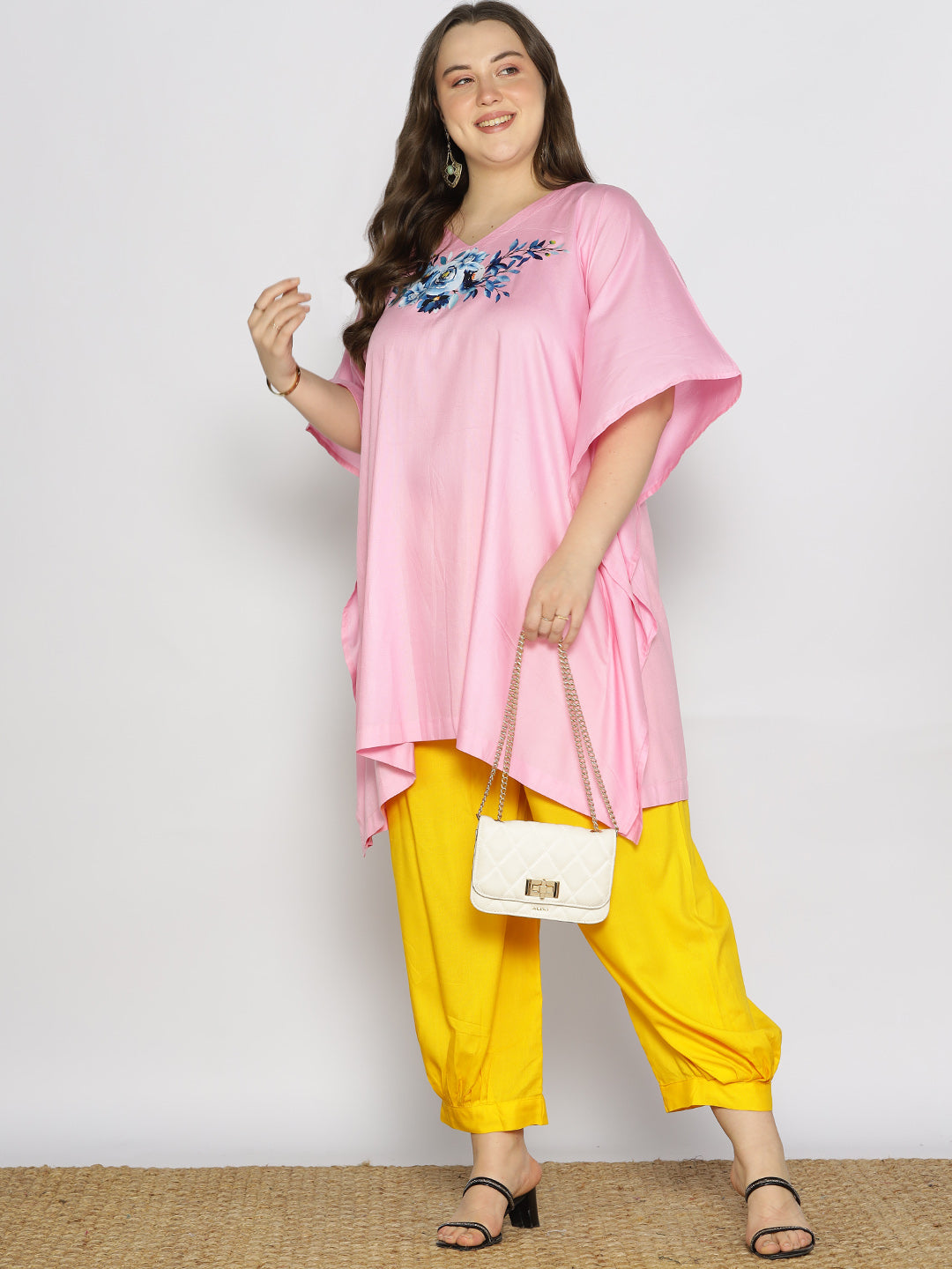 Yellow Rayon Afghani Salwar