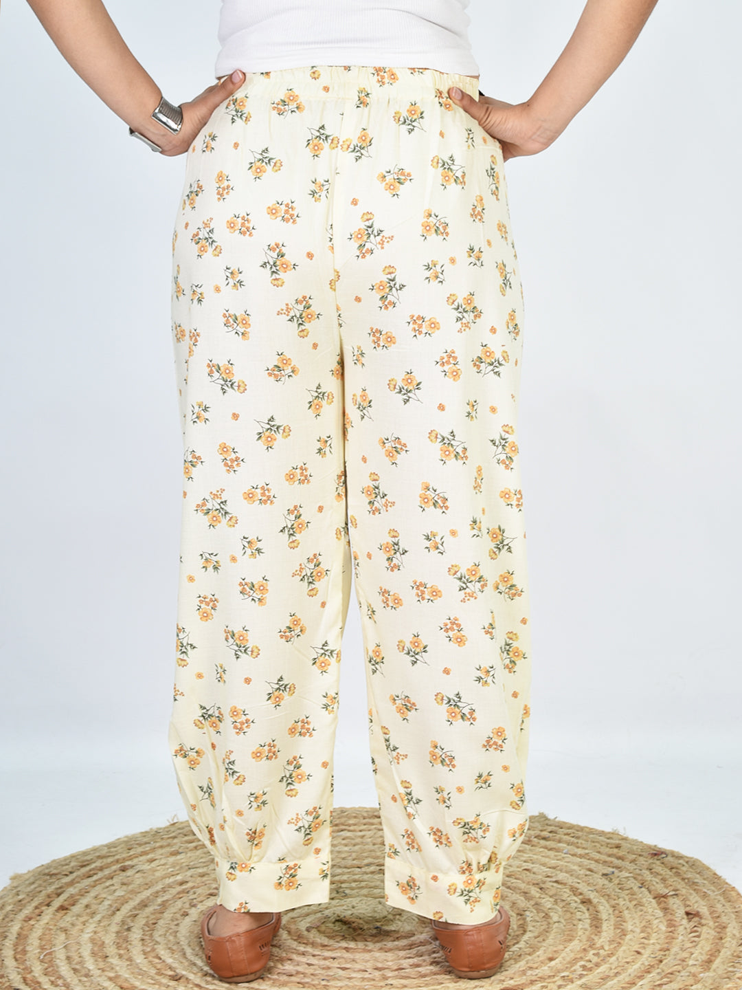 Printed Rayon Afghani Salwar - Bloomfield