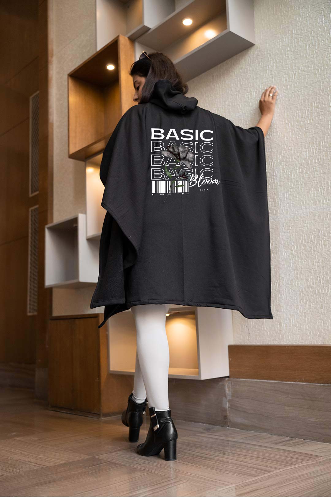 Black Poncho Hoodie - NotSoBasic