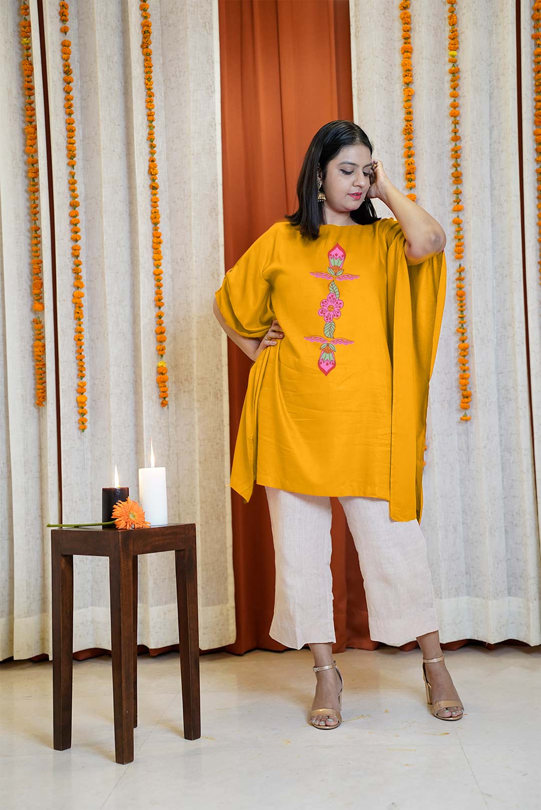 Buy Blue Cotton Embroidery Gardenia Glass Neck Kurta With Pant For Women by  Gulabo Jaipur Online at Aza Fashions.